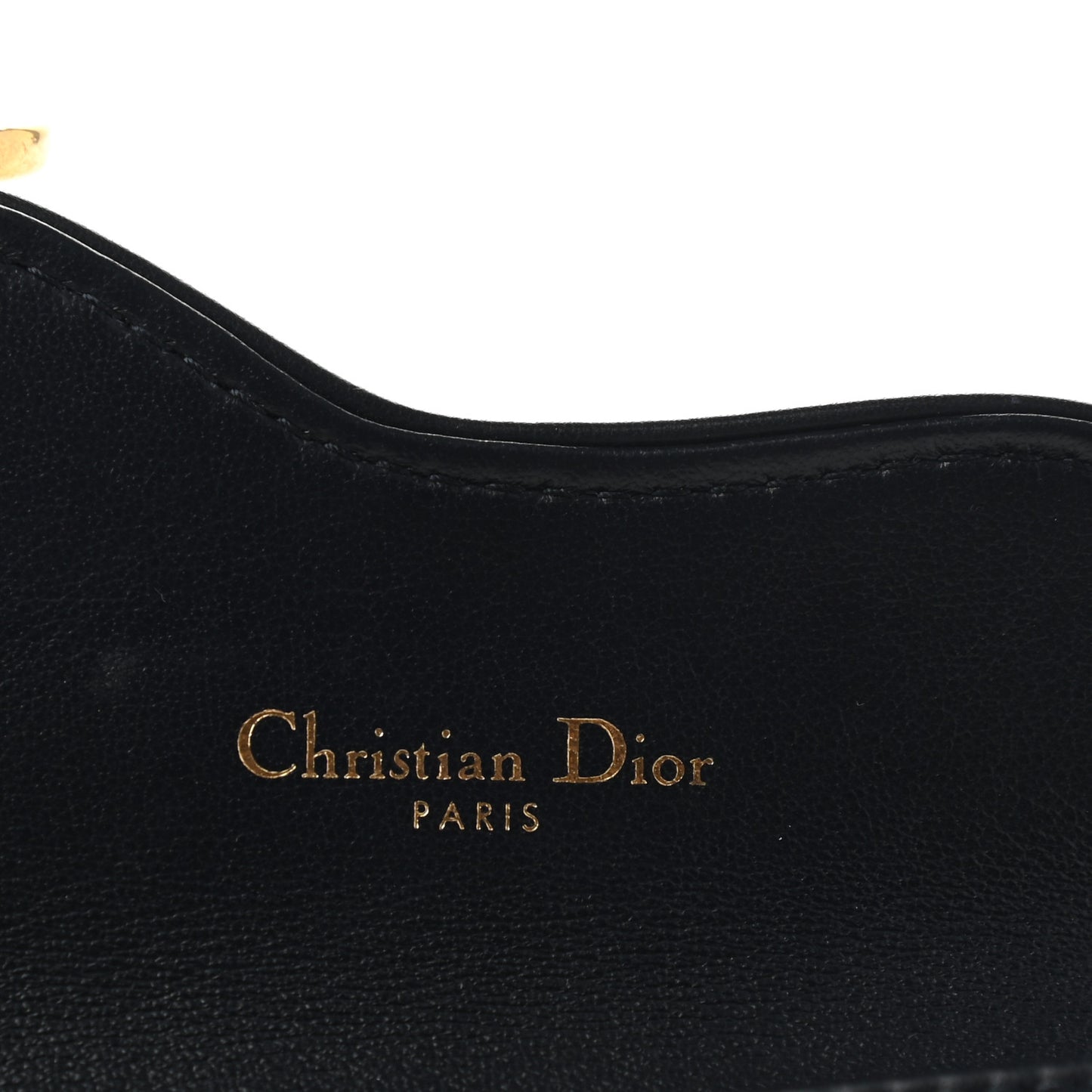 Oblique Saddle Card Holder Blue