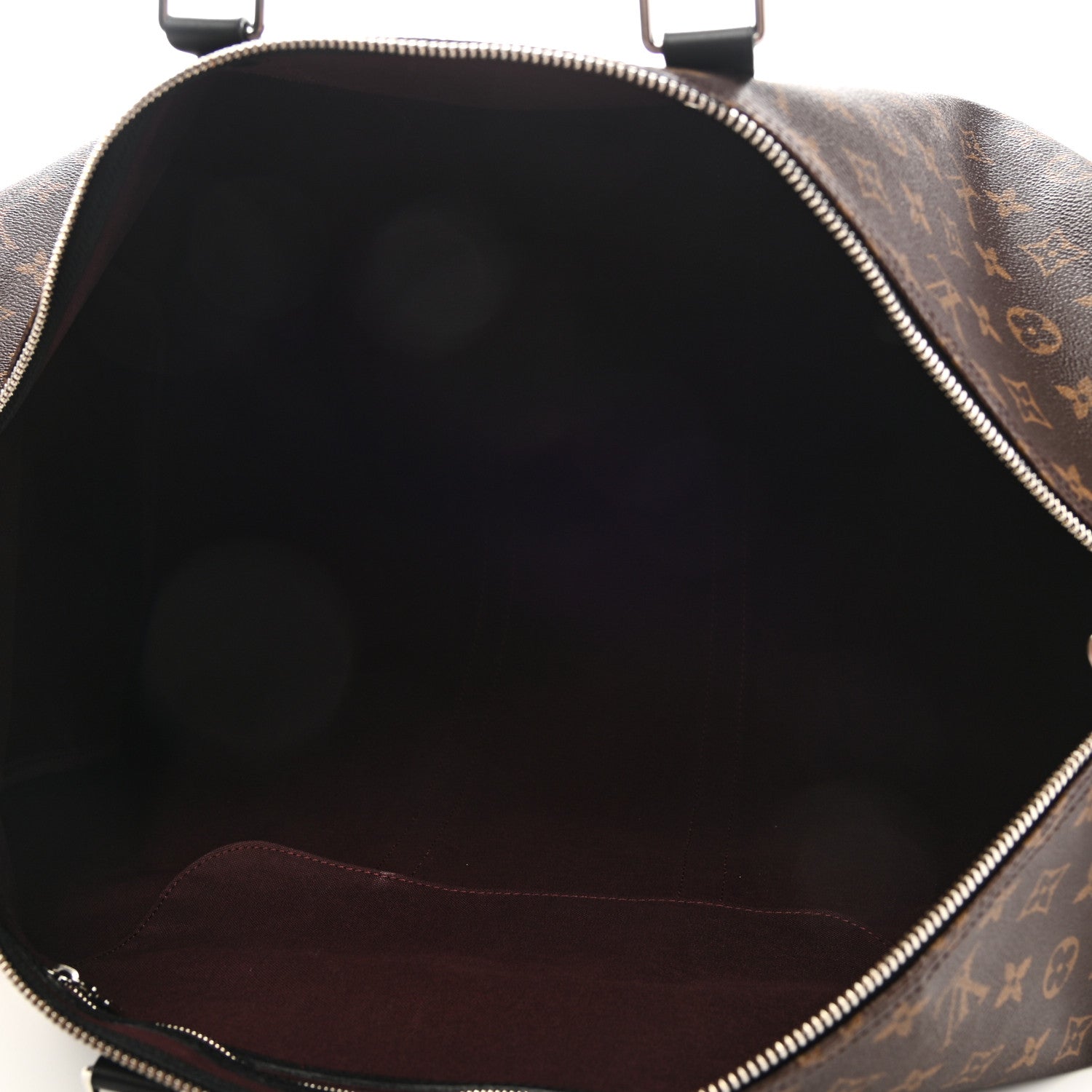Louis Vuitton Monogram Macassar Keepall Bandouliere 55 5 of 11