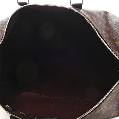 Louis Vuitton Monogram Macassar Keepall Bandouliere 55 5 of 11