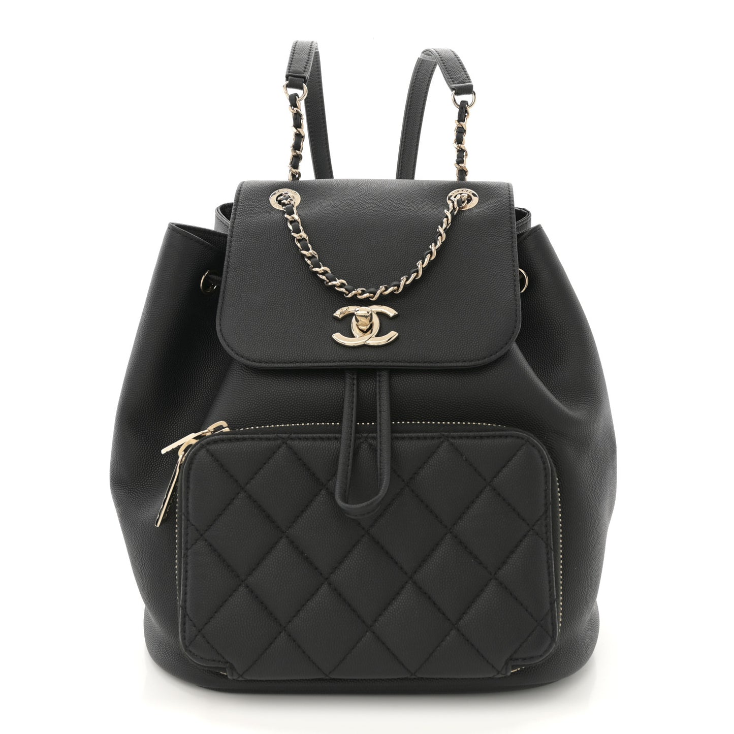 Caviar Quilted Business Affinity Backpack