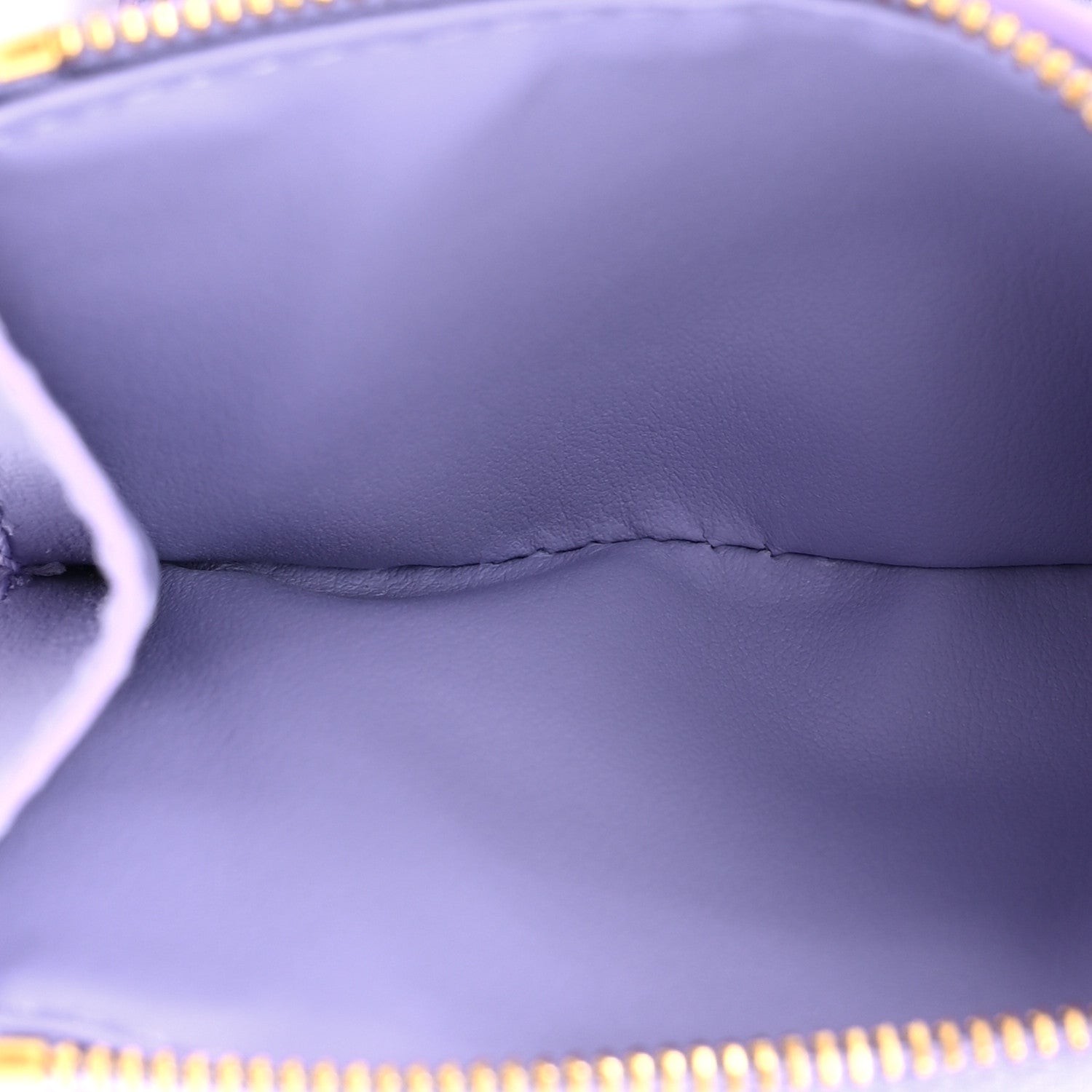 Bottega Veneta Nappa Maxi Intrecciato Trifold Zip Wallet Wisteria 7 of 10
