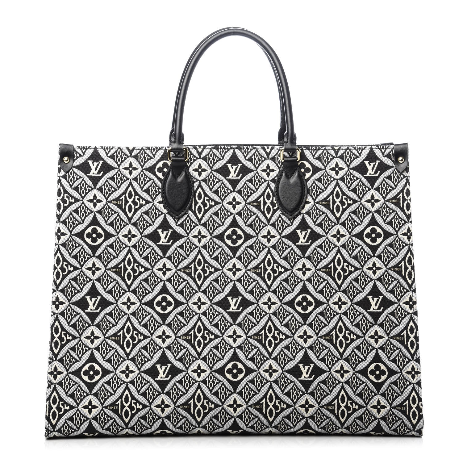 Louis Vuitton Jacquard Since 1854 Onthego GM Grey 1 of 8