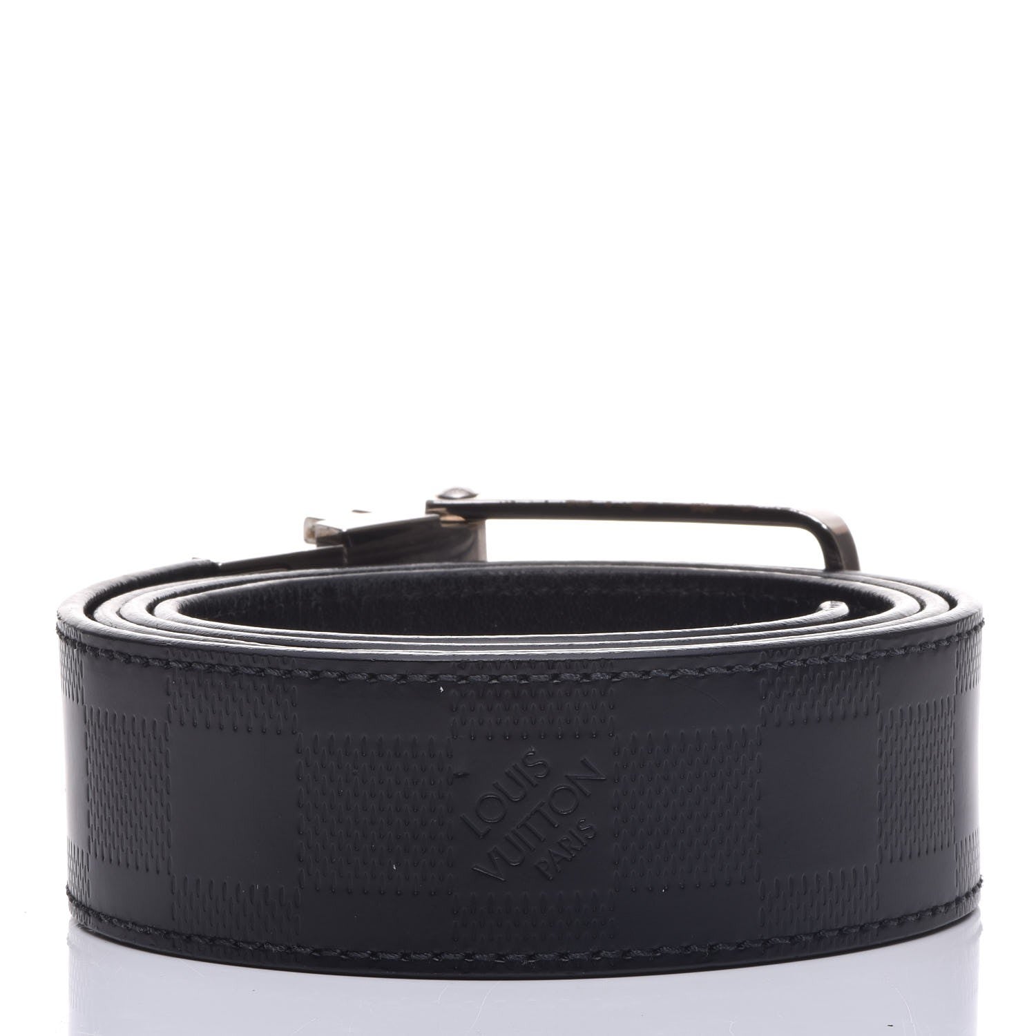 Louis Vuitton Damier Infini Calfskin 35mm Belt 95 38 Black 3 of 11
