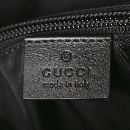 Gucci Techno Canvas Web Single Buckle Backpack Black 6 of 9