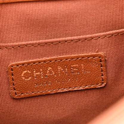Chanel Calfskin Quilted Medium Duma Pockets Drawstring Backpack Light Brown 6 of 10