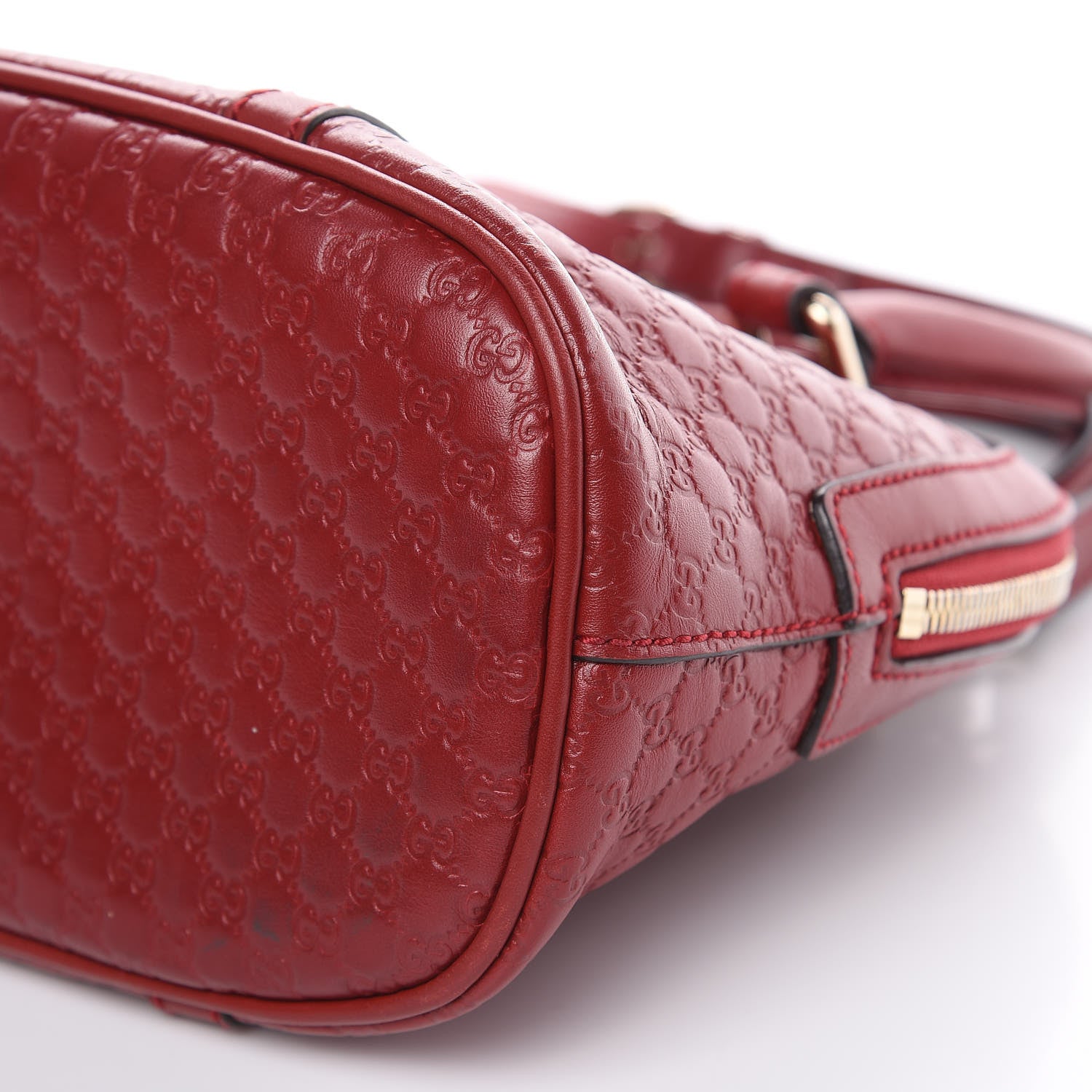 Gucci Soft Microguccissima Mini Dome Bag Rosso 9 of 10