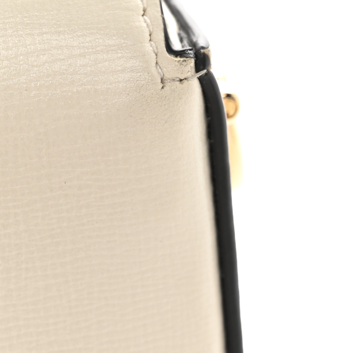 Azalea Calfskin Small Horsebit 1955 Chain Shoulder Bag Mystic White