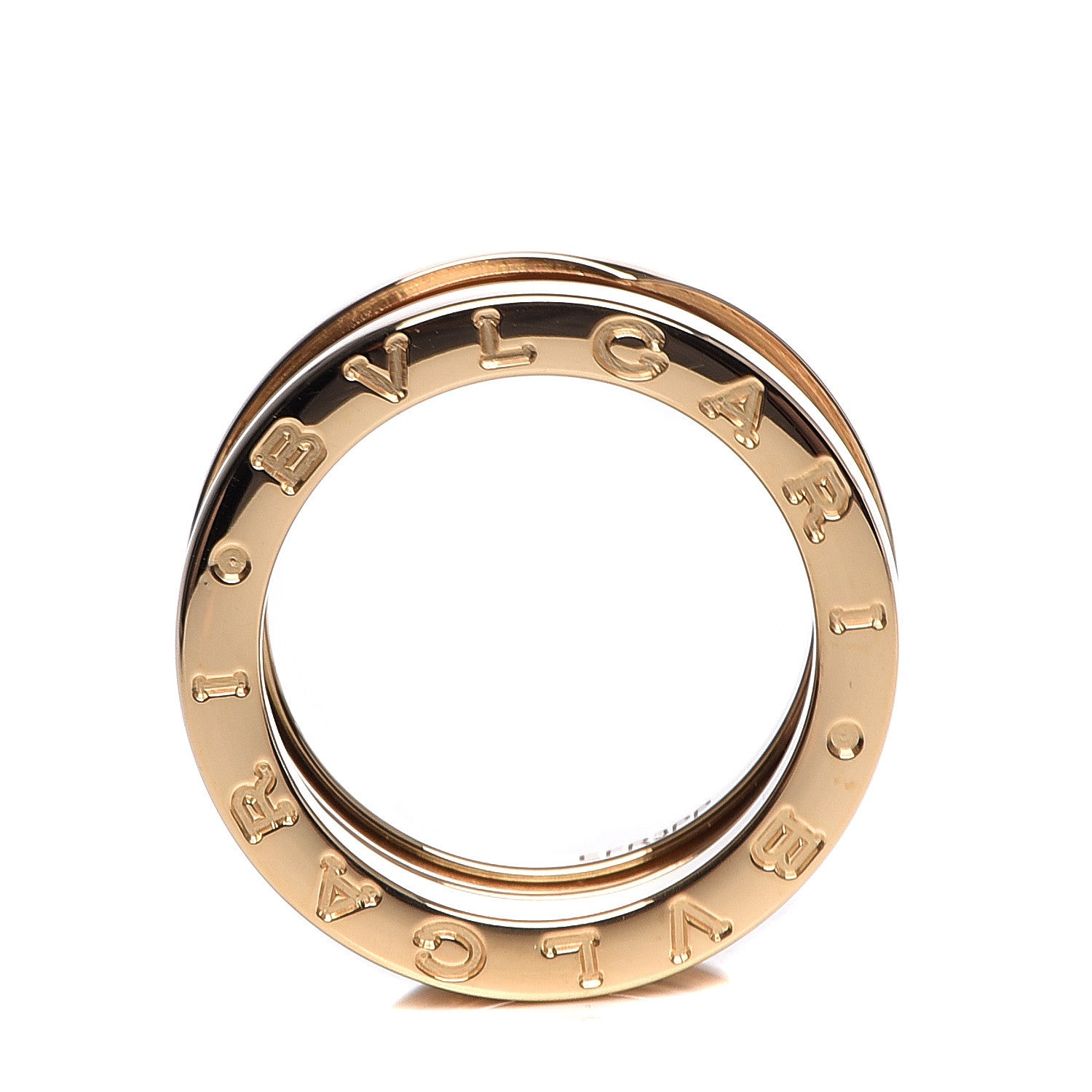 Bulgari 18K Yellow Gold B.Zero1 Three-Band Ring 50 5.25 4 of 5
