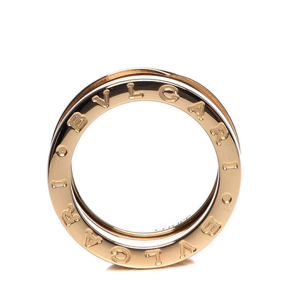 Bulgari 18K Yellow Gold B.Zero1 Three-Band Ring 50 5.25 4 of 5