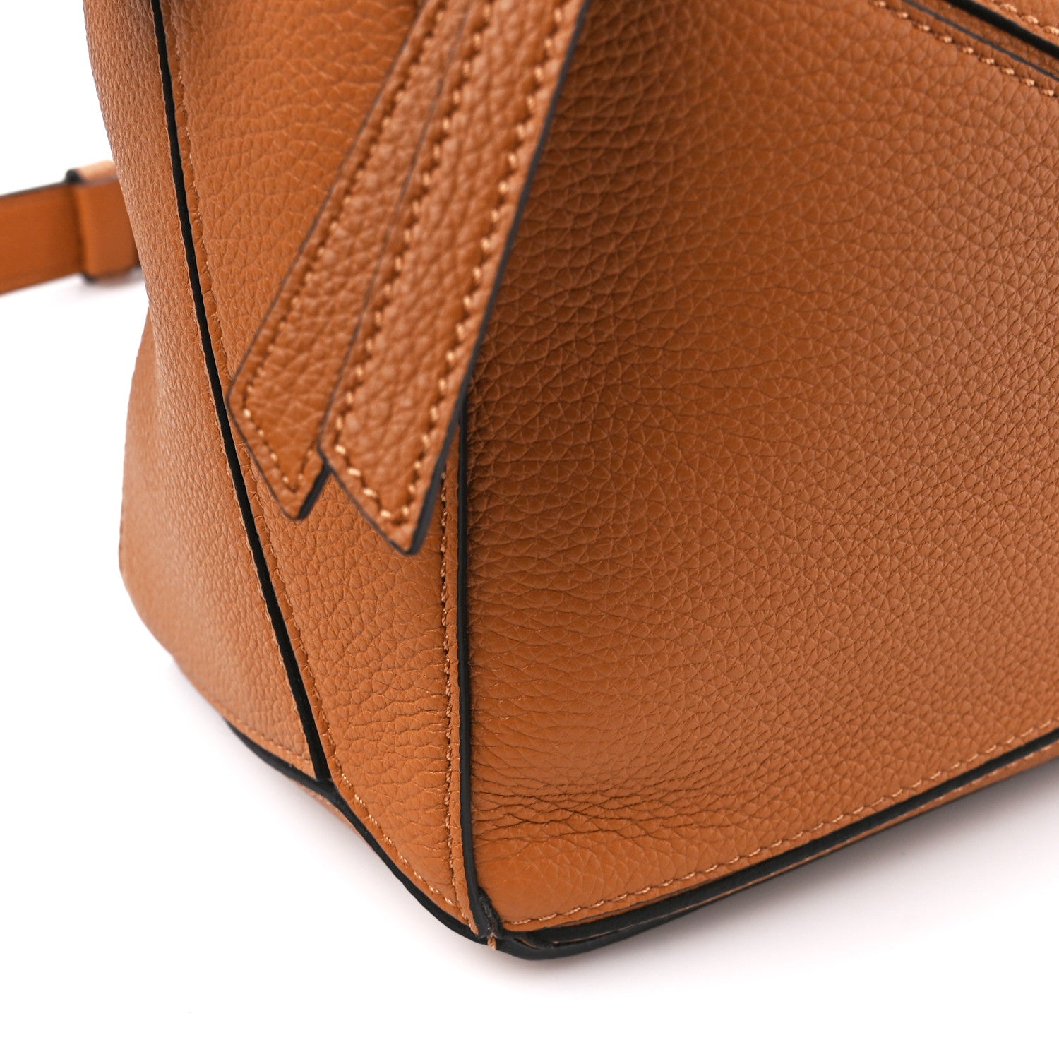 Loewe Grained Calfskin Small Puzzle Bag Tan 23 of 23