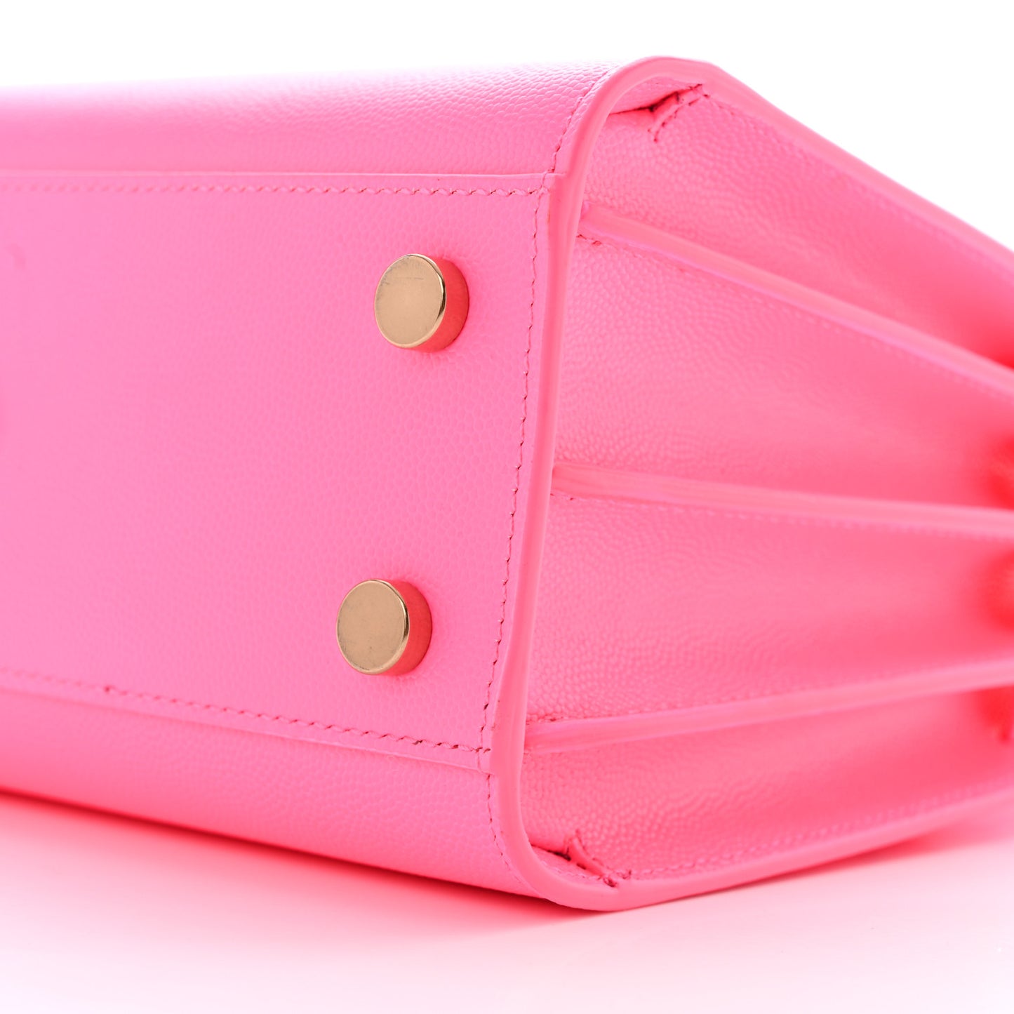 Grained Calfskin Nano Sac De Jour Lipstick Fuchsia