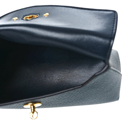 Mulberry Small Classic Grain Darley Cosmetic Pouch Green 5 of 8