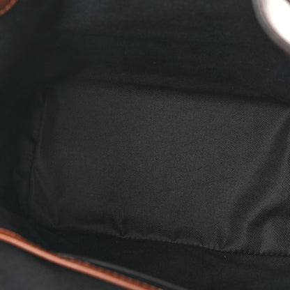 Burberry E-Canvas Check Backpack Dark Birch Brown 5 of 9