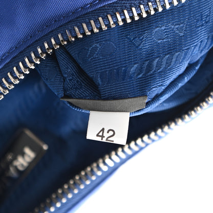 Prada Nylon Re-Edition 2005 Shoulder Bag Indaco 8 of 11