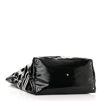 Chanel Vinyl Large La Pausa Bay Shopping Bag Black 4 of 10