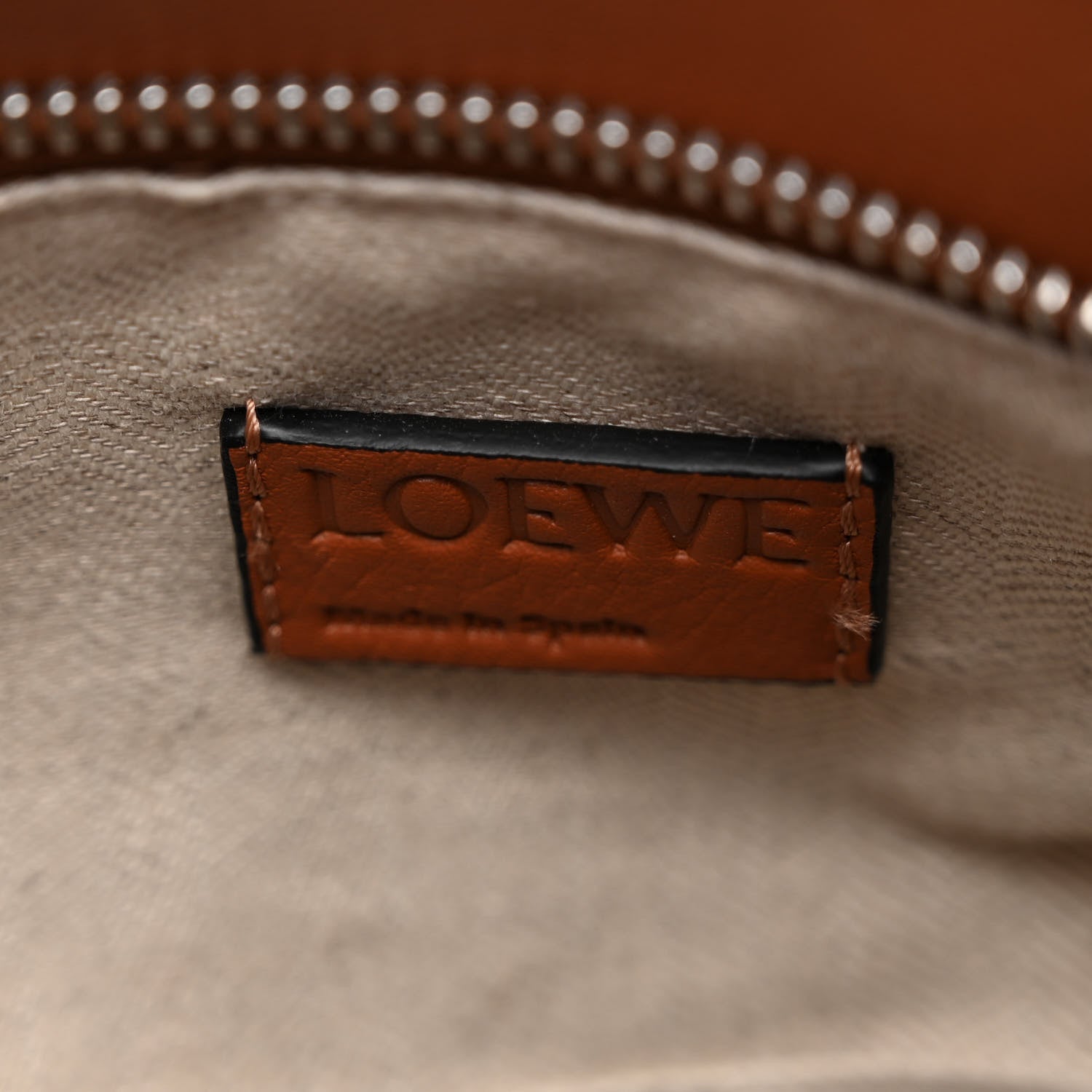 Loewe Calfskin Medium Puzzle Bag Tan 6 of 9