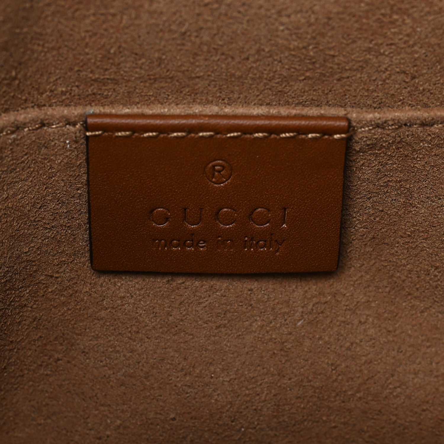 Gucci GG Supreme Monogram Calfskin Small Padlock Tote Beige Ebony Tuscany 6 of 8