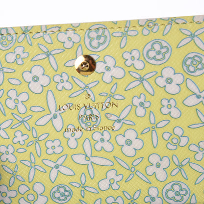 Louis Vuitton Monogram Fleuri Elise Wallet Vert 7 of 7