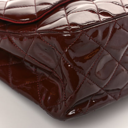 Chanel Patent Jumbo Single Flap Bordeaux 7 of 8