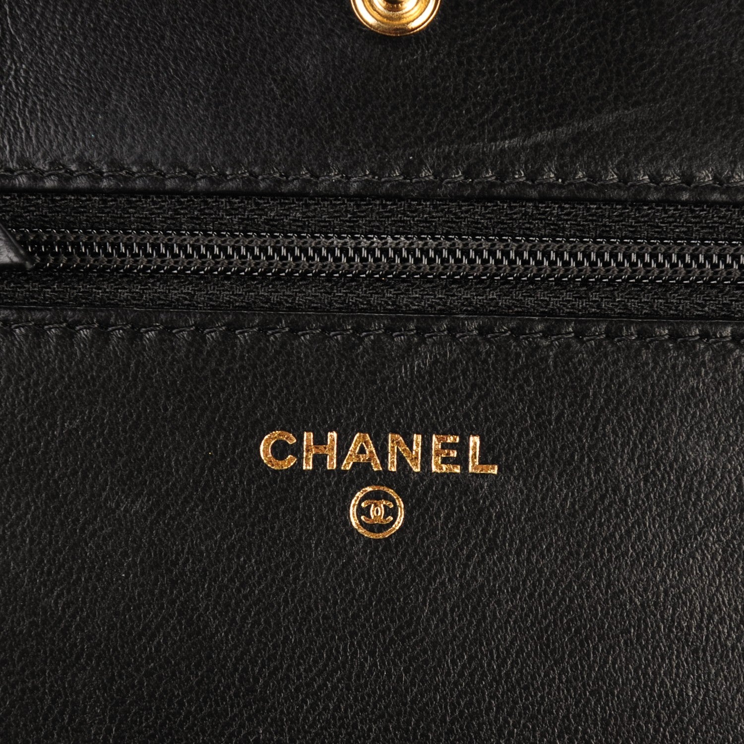 Chanel Lambskin Quilted Boy Wallet On Chain WOC Black 5 of 8