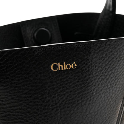 Chloe Grained Calfskin Small Spin Tote Black 6 of 10