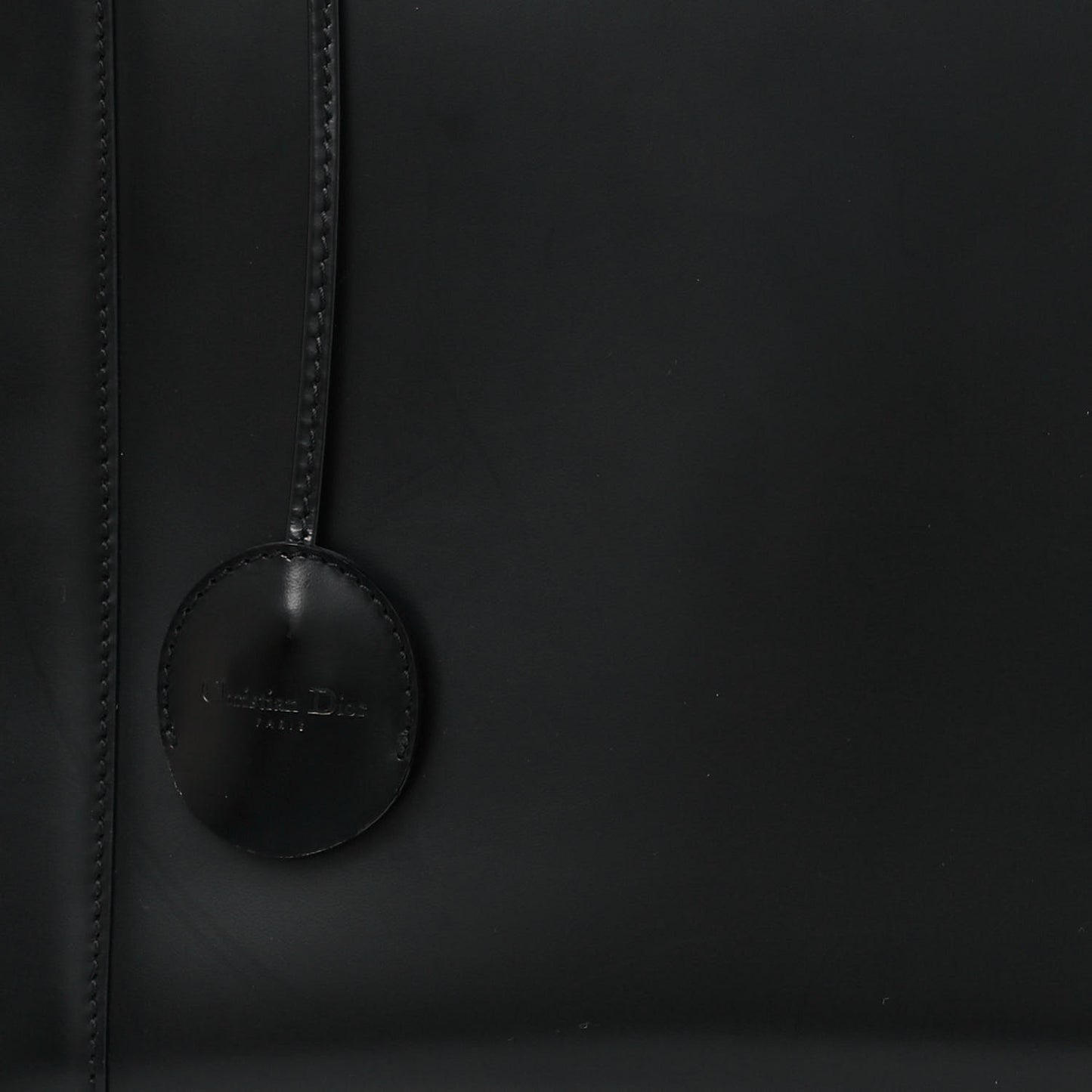 Calfskin Maris Pearl Beaded Top Handle Bag Black