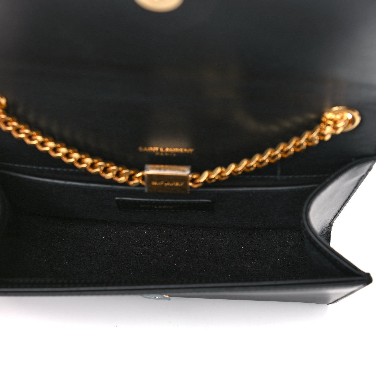 Saint Laurent Calfskin Small Classic Monogram Kate Tassel Satchel Black 5 of 17