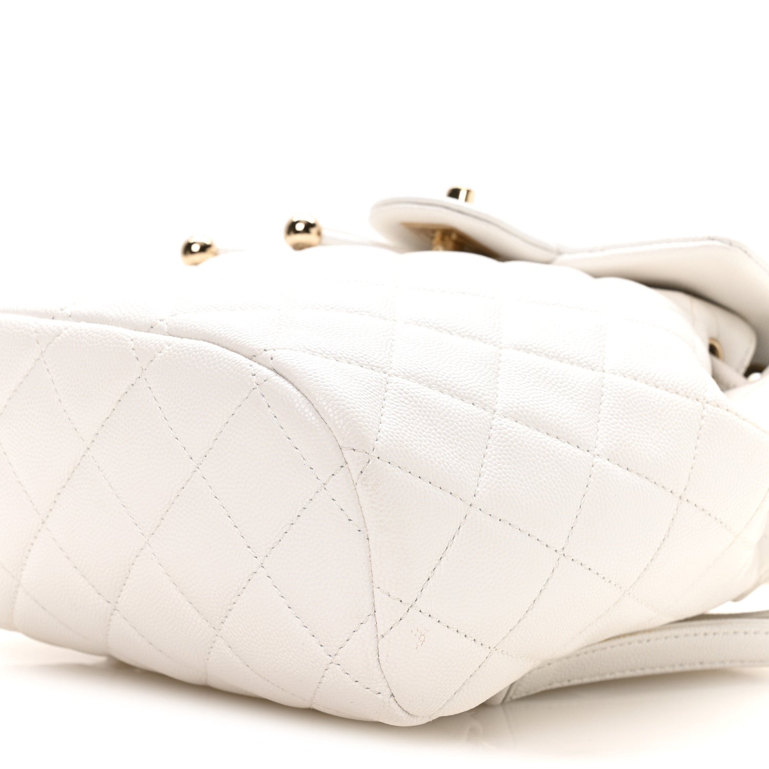 Chanel Caviar Quilted Mini Urban Spirit Backpack White 10 of 10