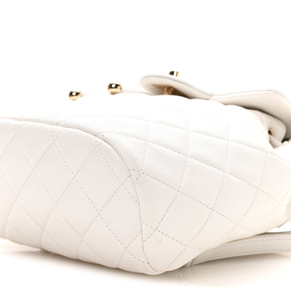 Chanel Caviar Quilted Mini Urban Spirit Backpack White 10 of 10