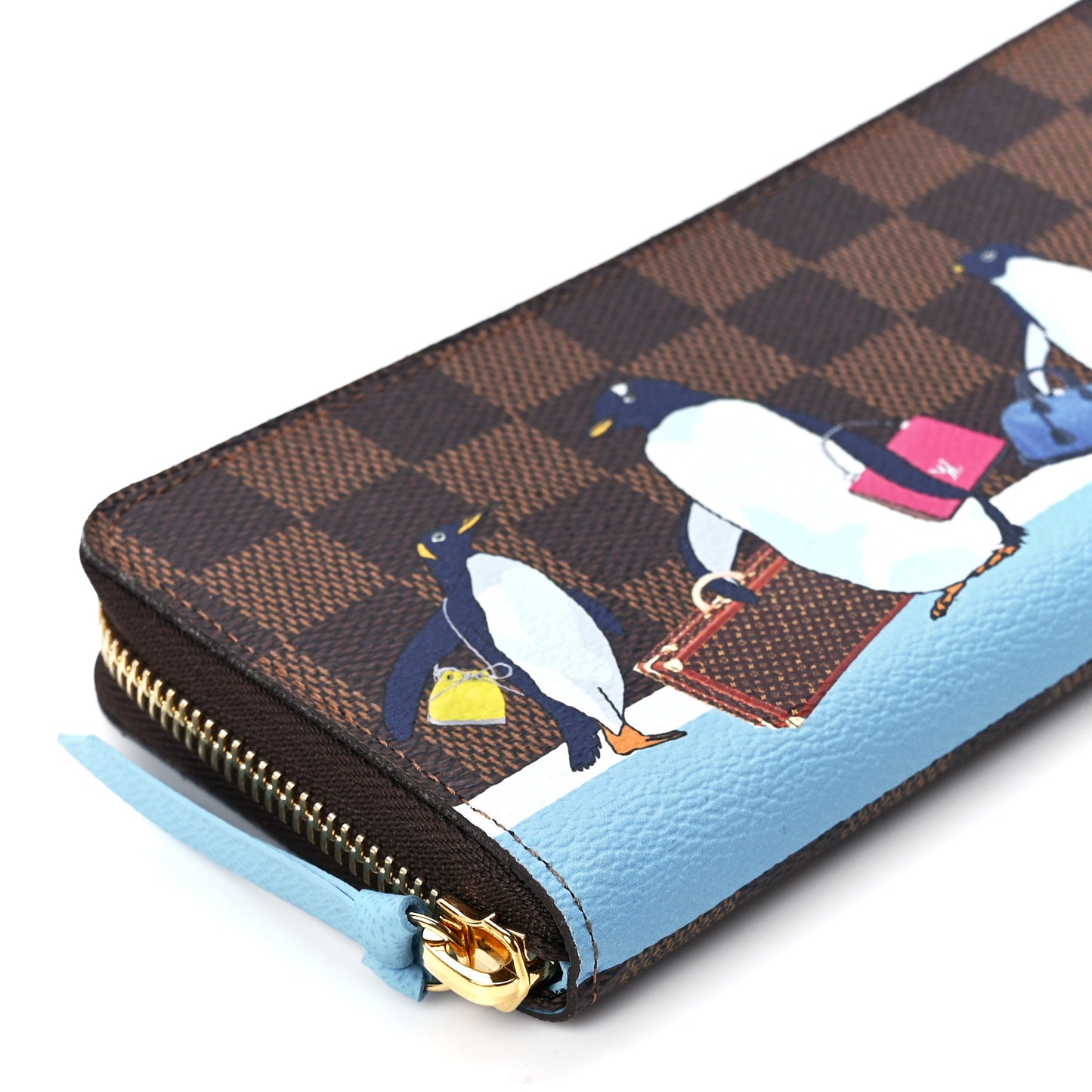 Damier Ebene 2017 Christmas Animation Clemence Wallet