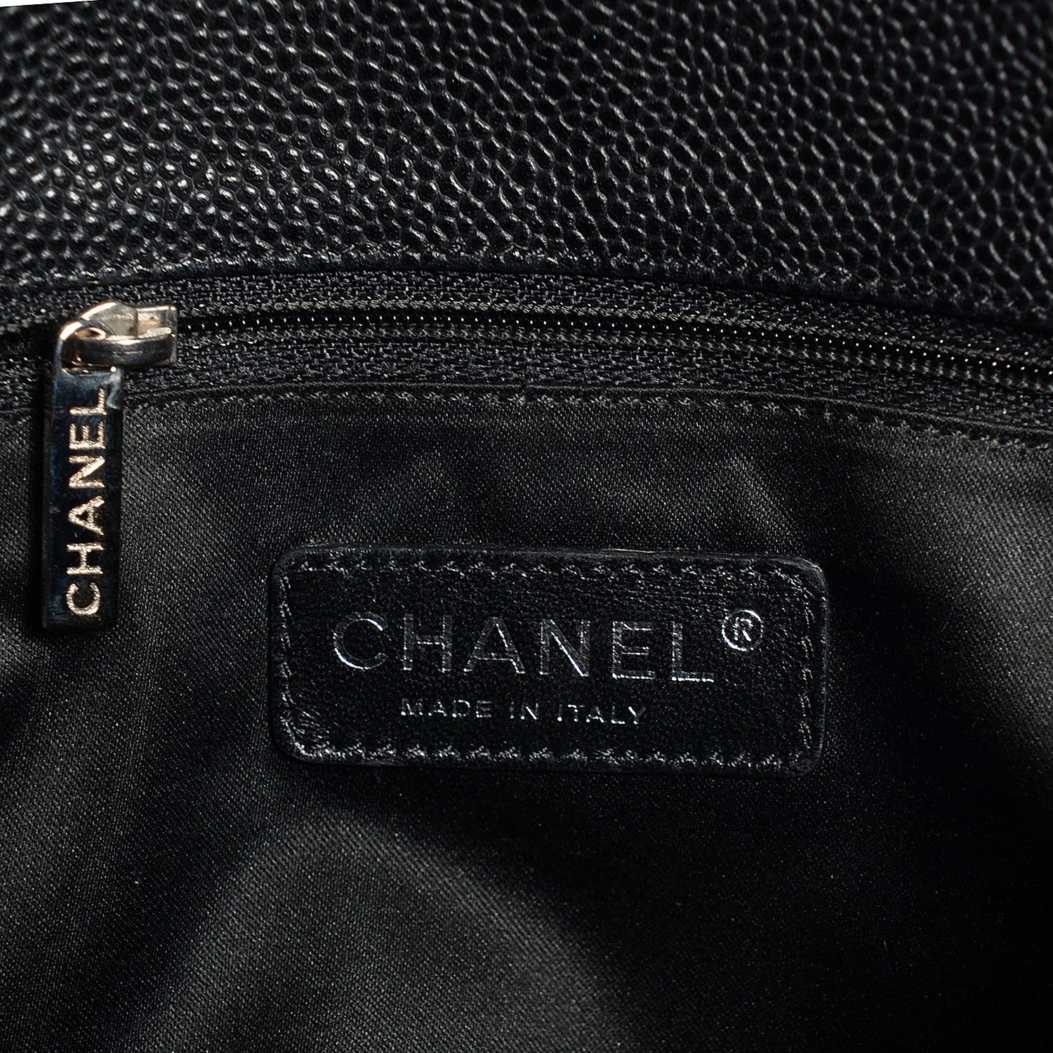 Chanel Caviar Quilted Grand Shopping Tote GST Black 6 of 7