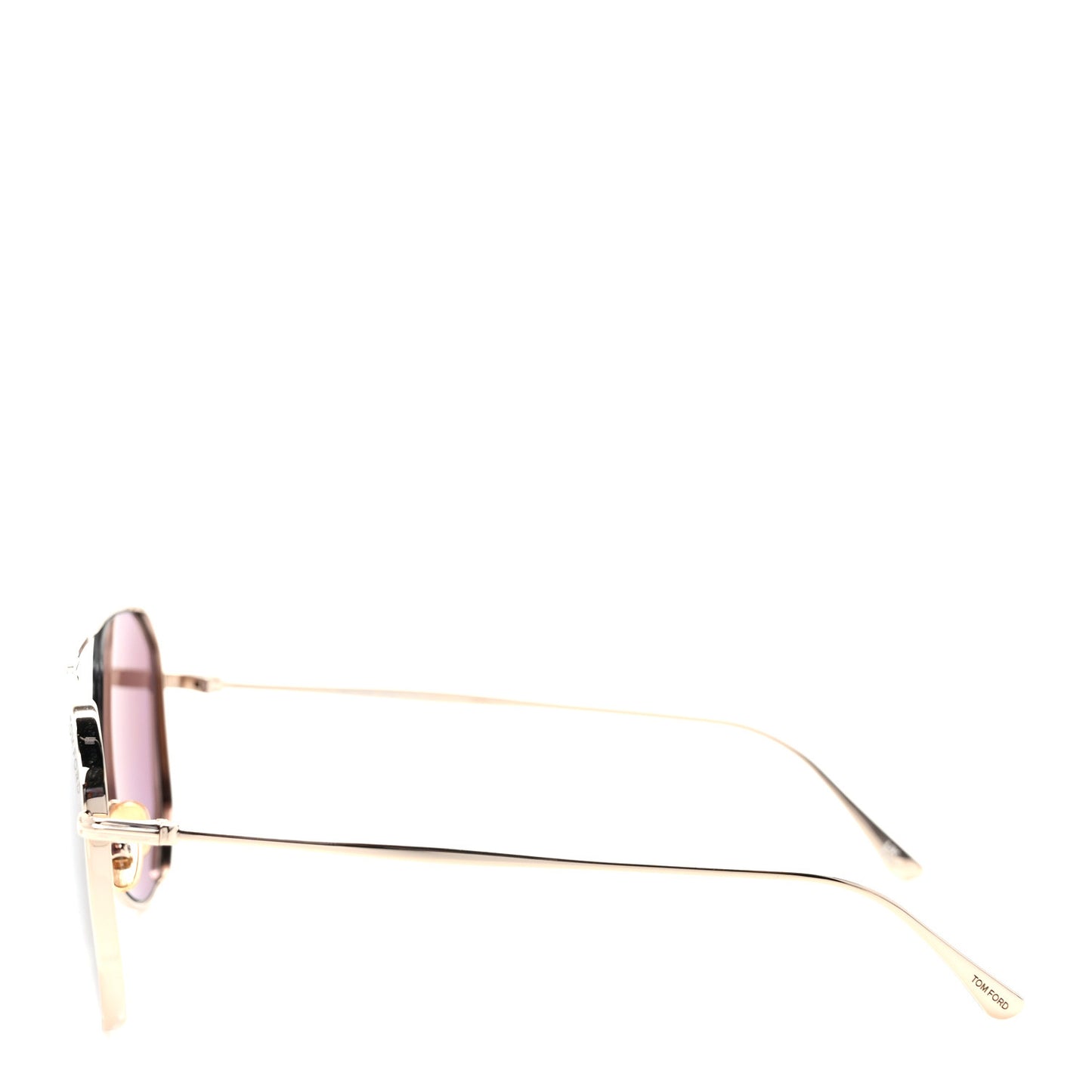 Metal Charles-02 Aviator Sunglasses TF853 Gold