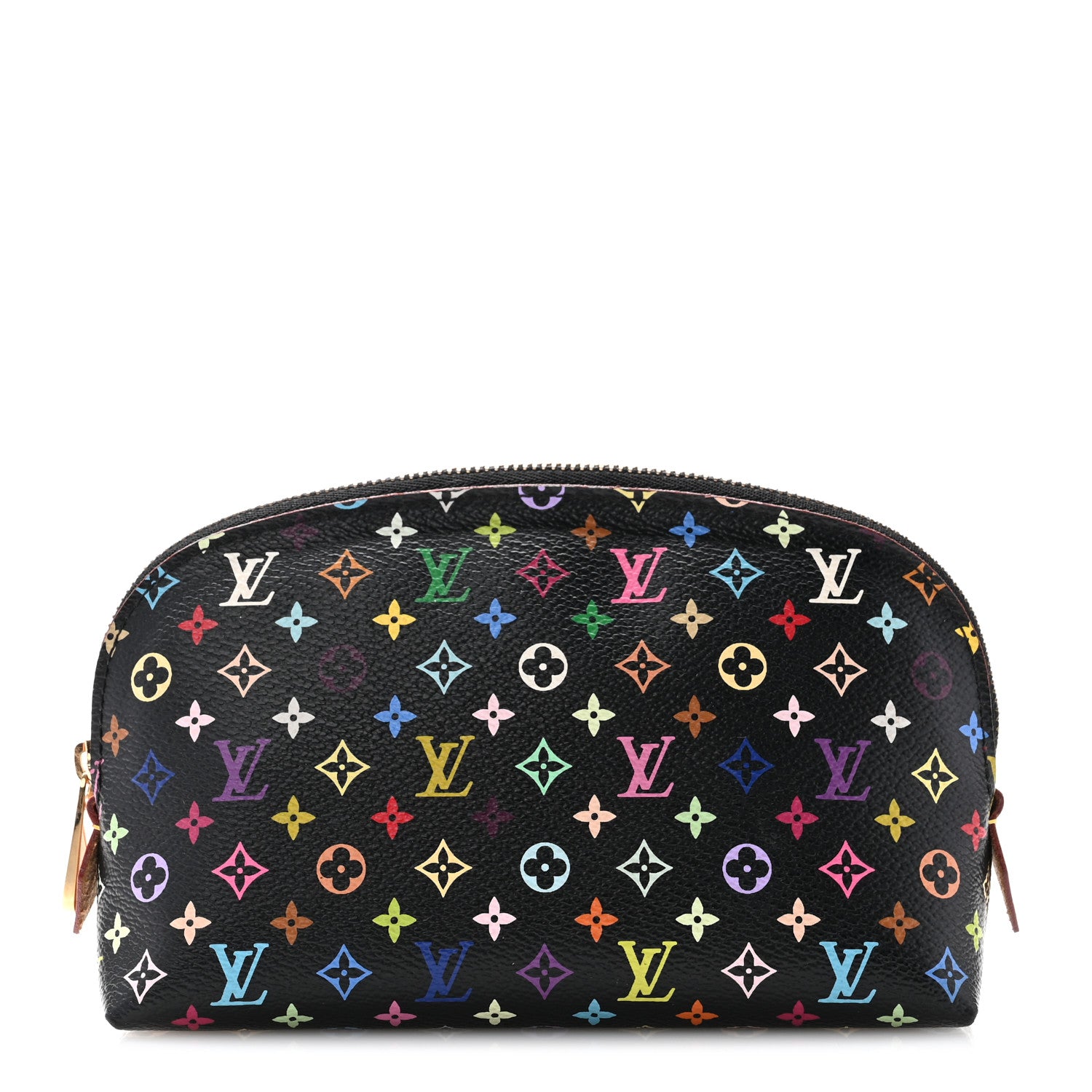 Louis Vuitton Monogram Multicolor Cosmetic Pouch Black Grenade 1 of 12