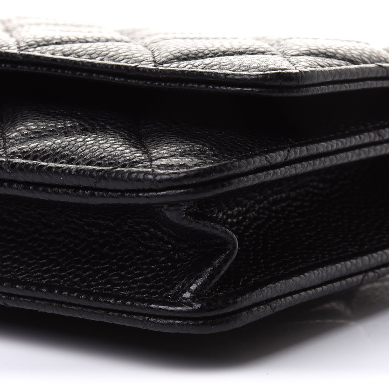 Chanel Caviar Quilted Wallet On Chain WOC Black 9 of 10