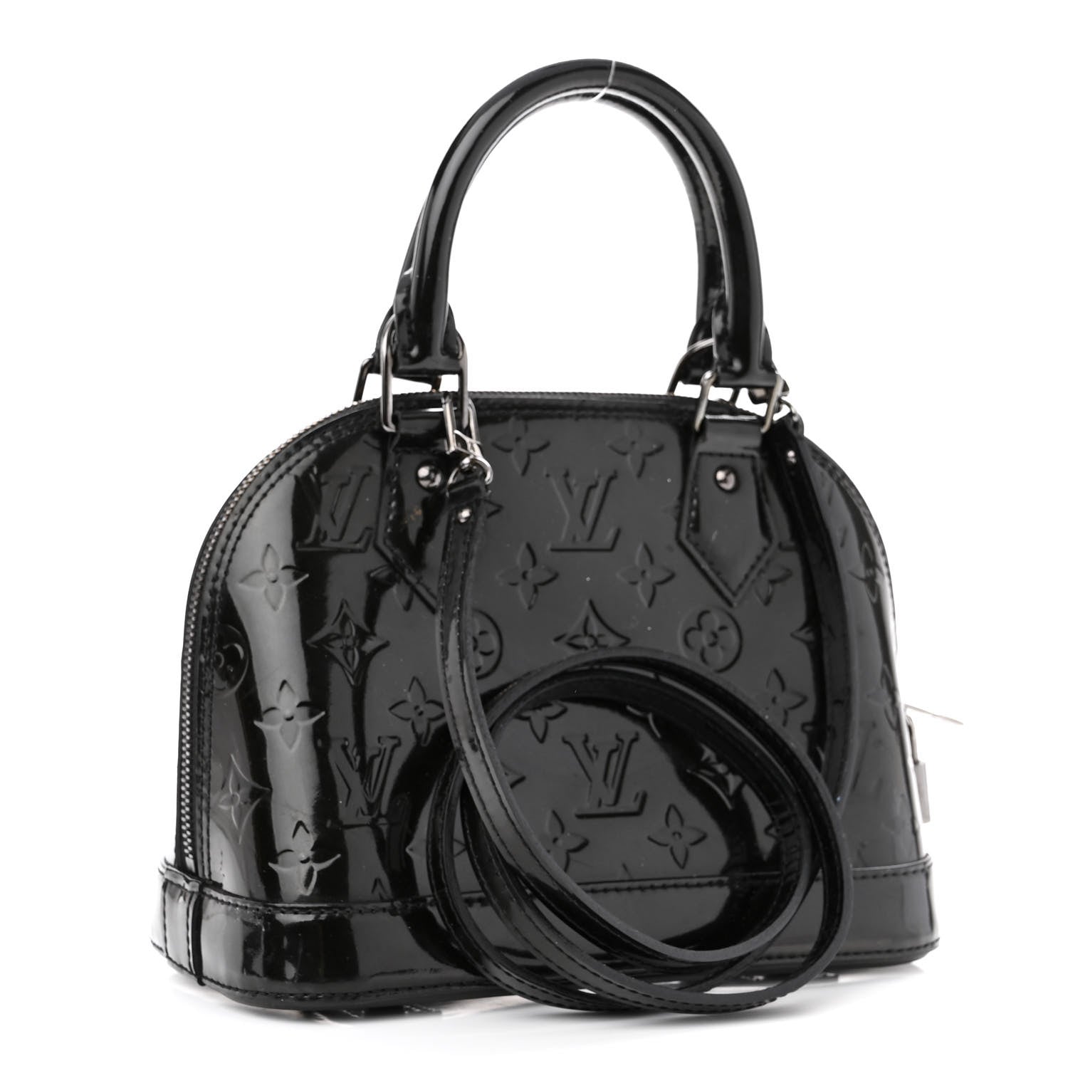 Louis Vuitton Vernis Alma BB Noir Magnetique 3 of 10