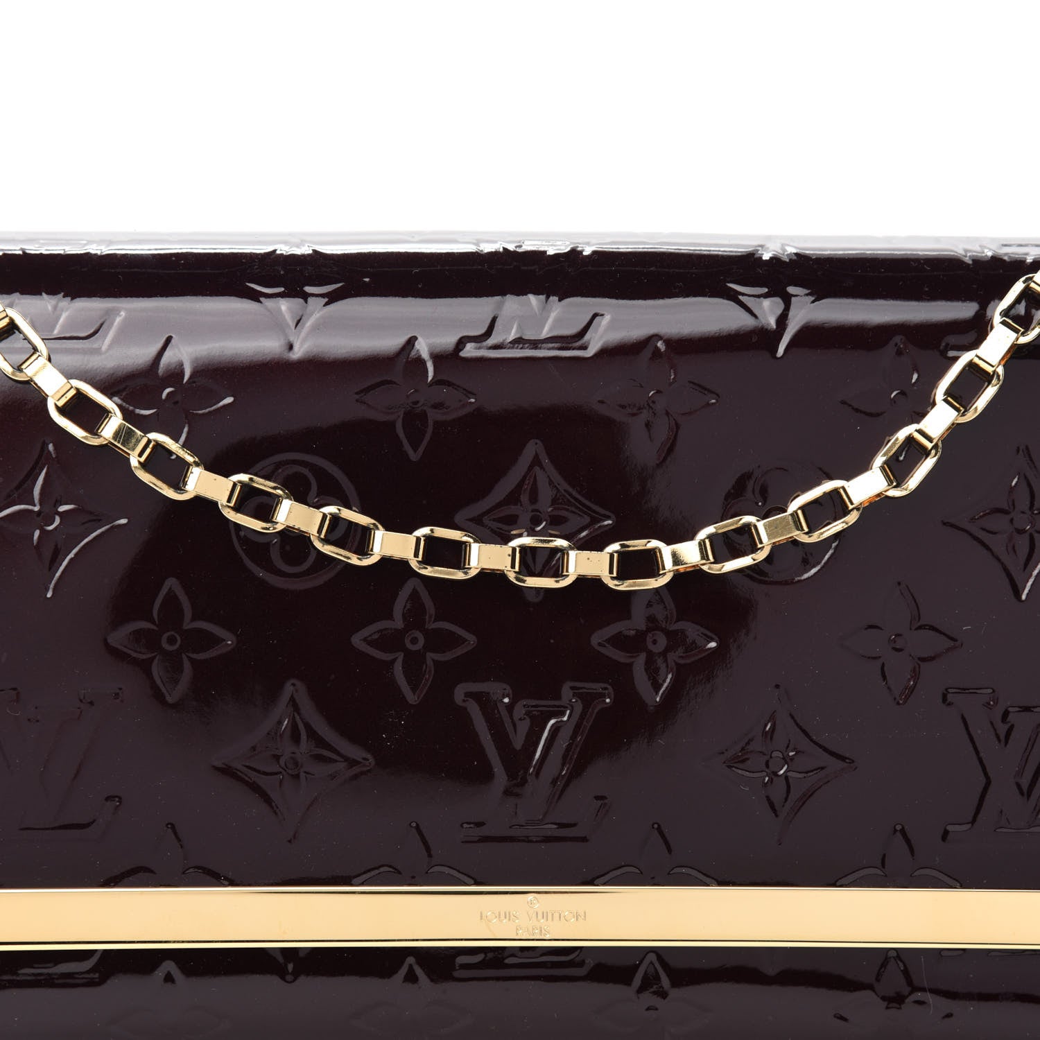 Louis Vuitton Vernis Ana Clutch Amarante 9 of 9