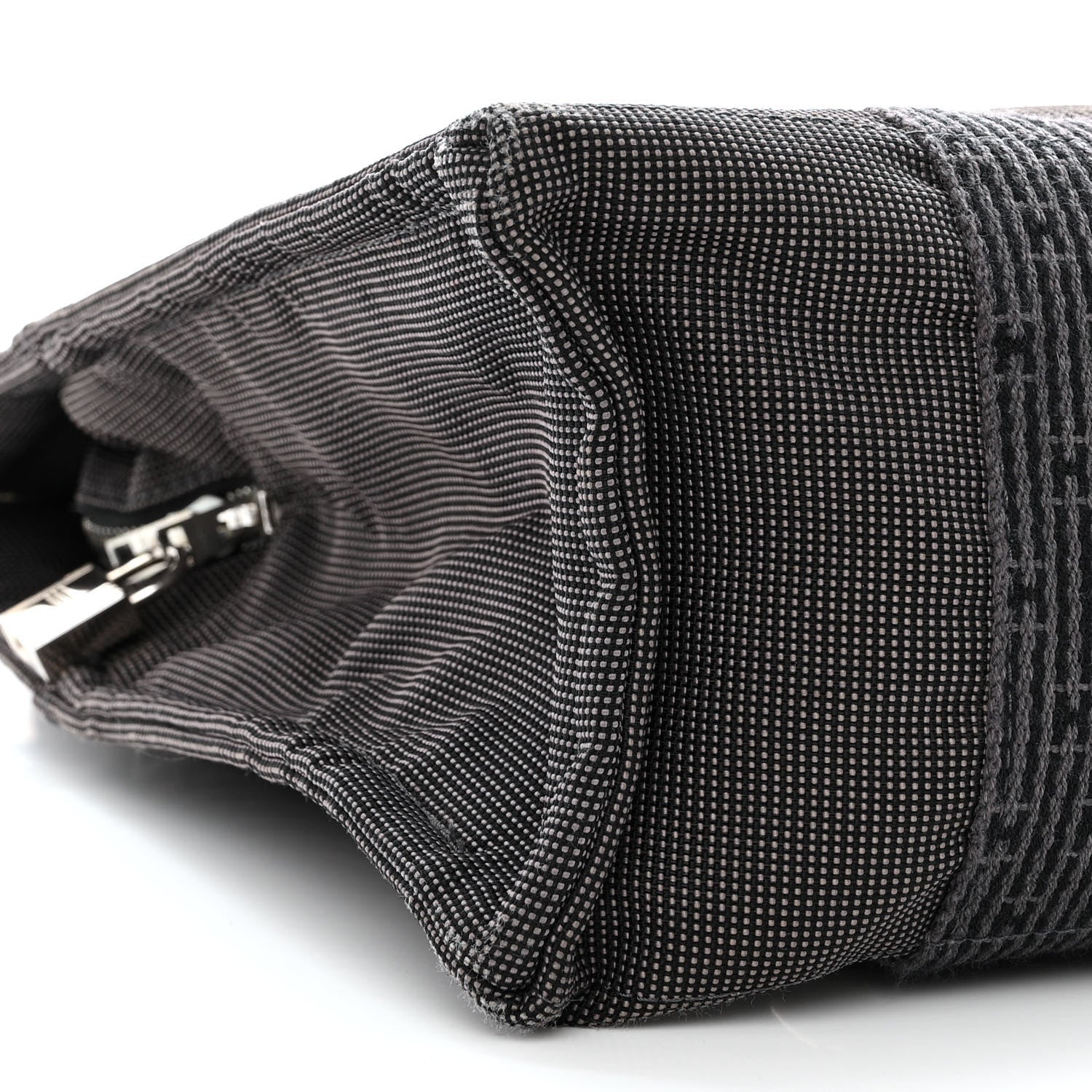 Hermes Canvas Herline Backpack Grey 9 of 12