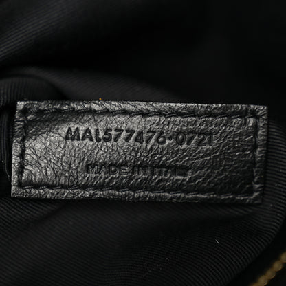 Saint Laurent Velvet Quilted Small Loulou Puffer Monogram Chain Satchel Kaki Musk 6 of 9