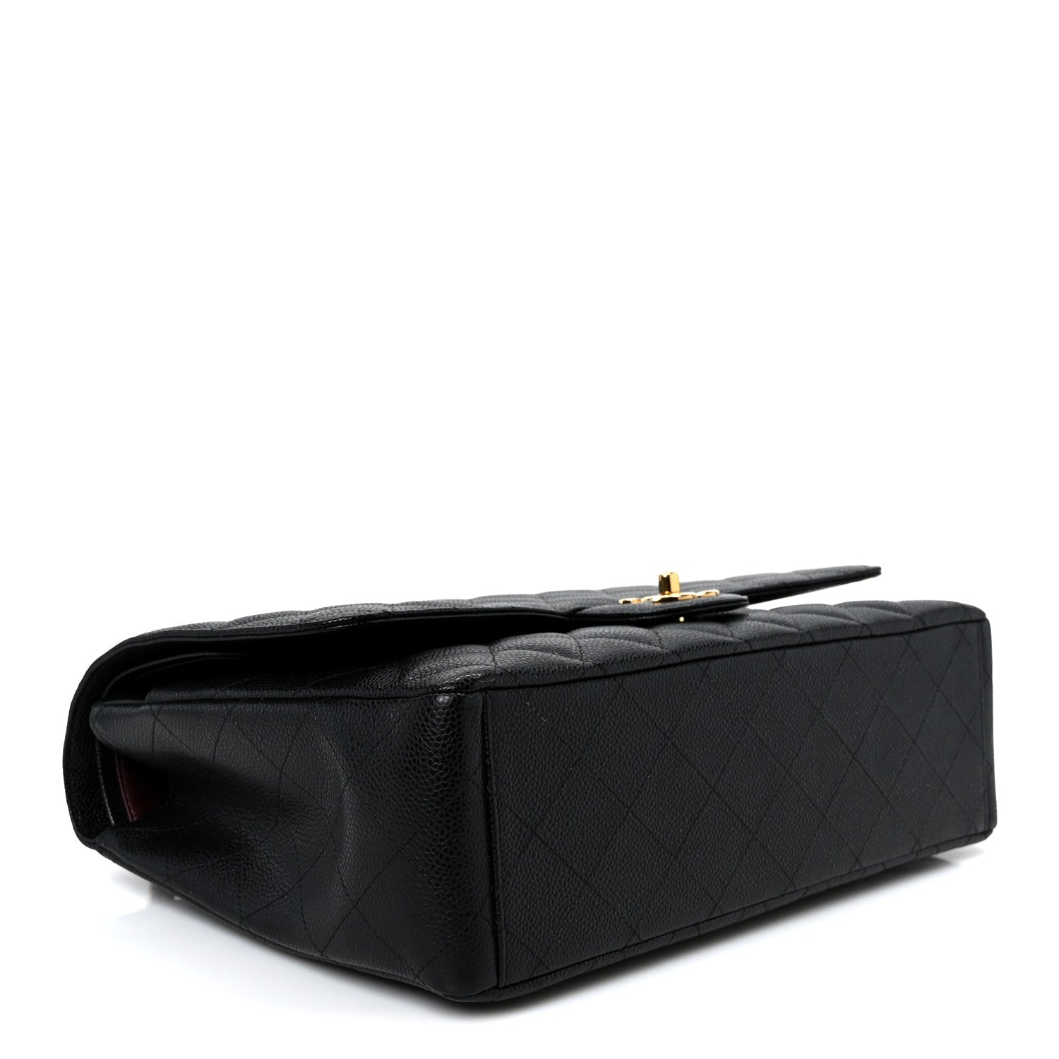 Chanel Caviar Quilted Maxi Double Flap Black 3 of 10