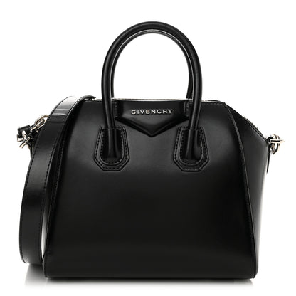 Givenchy Shiny Lord Calfskin Mini Antigona Black 1 of 12