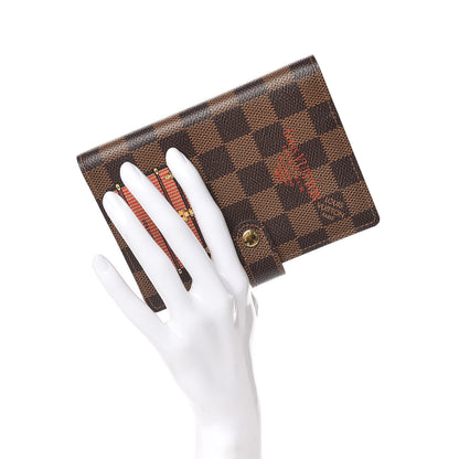 Louis Vuitton Damier Ebene Trunks and Locks Small Ring Agenda Cover 2 of 8