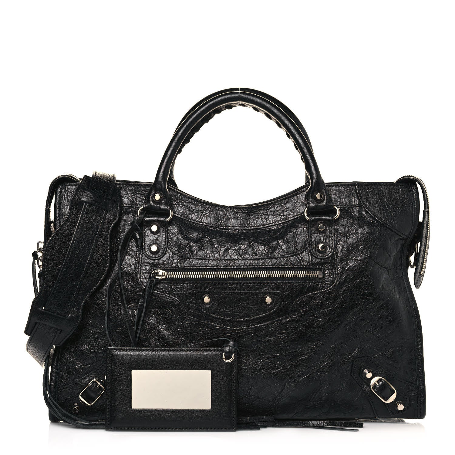 Balenciaga Agneau Classic Silver Hardware City Black 1 of 21