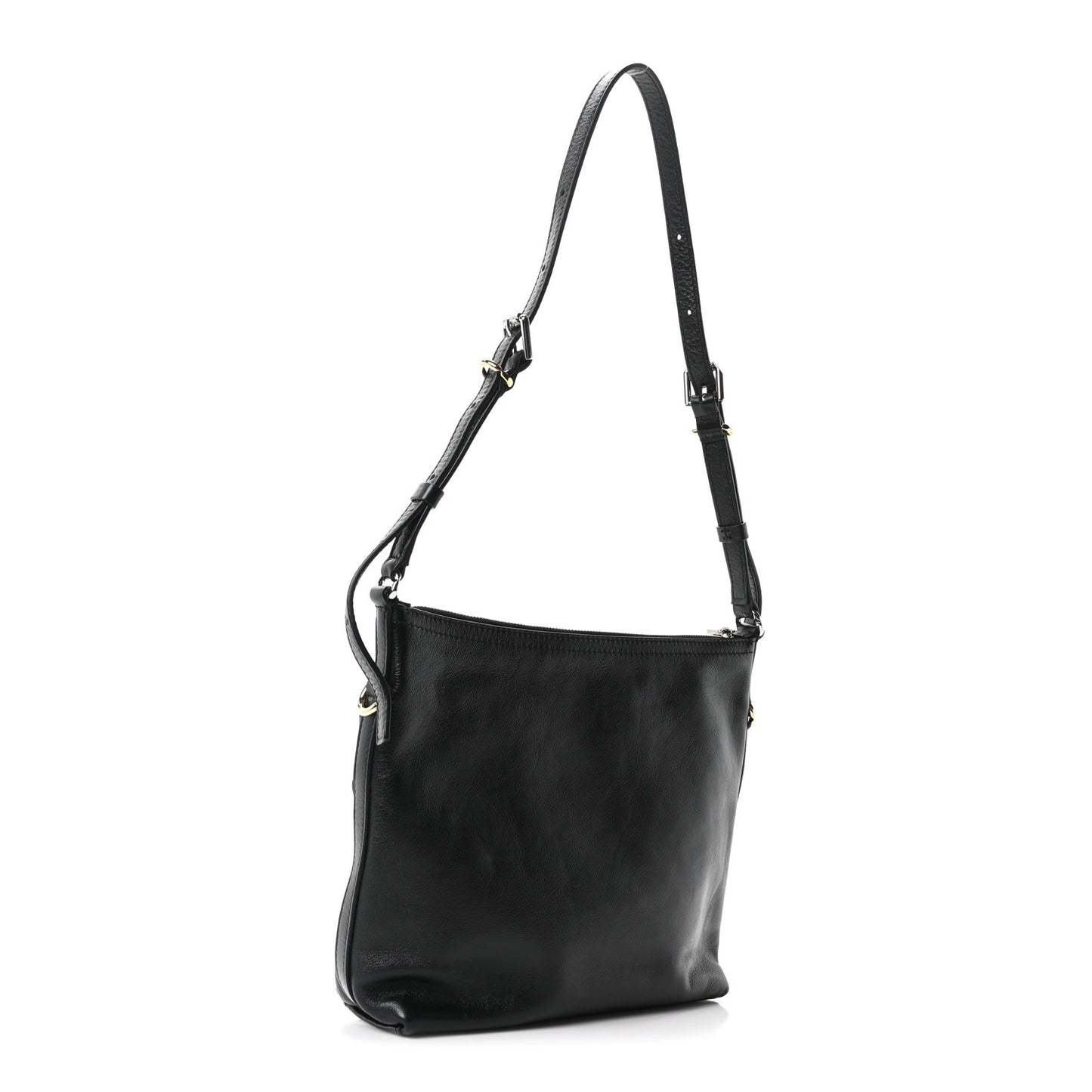Calfskin Small Voyou Bag Black