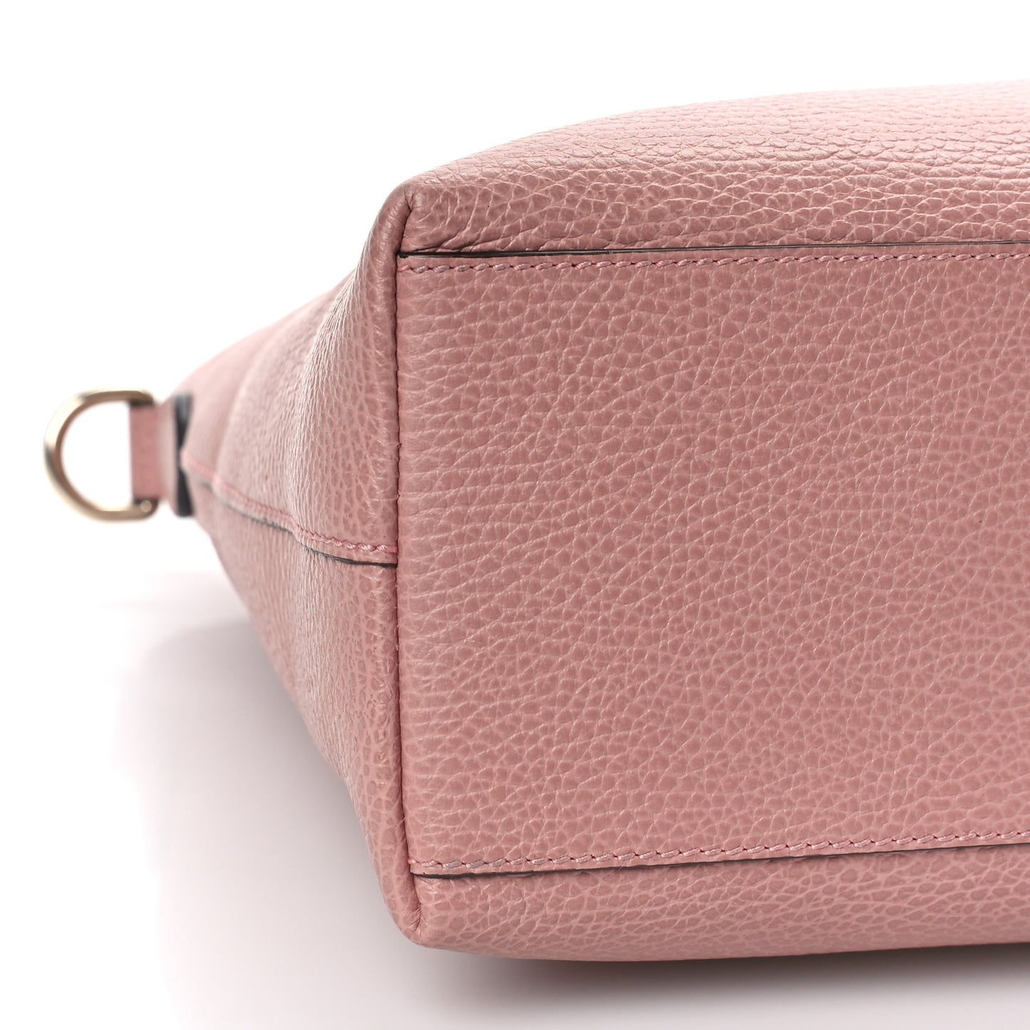Calfskin Bamboo Tassel Top Handle Tote Soft Pink