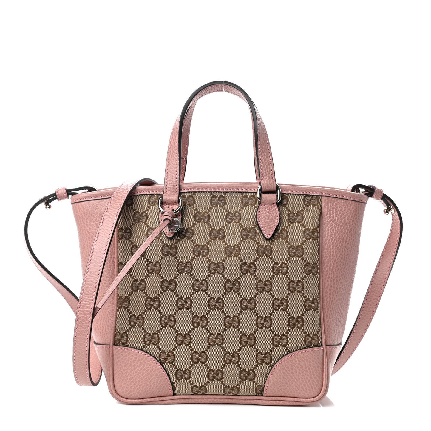 Monogram Small Bree Tote Beige Soft Pink