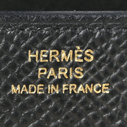Hermes Epsom Kelly Wallet To Go Black 6 of 11