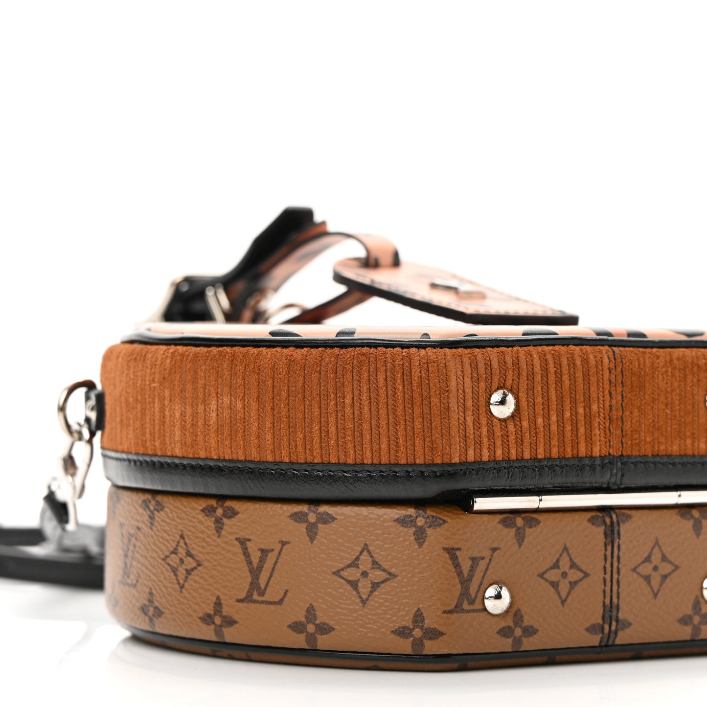 Reverse Monogram Leopard Petite Boite Chapeau