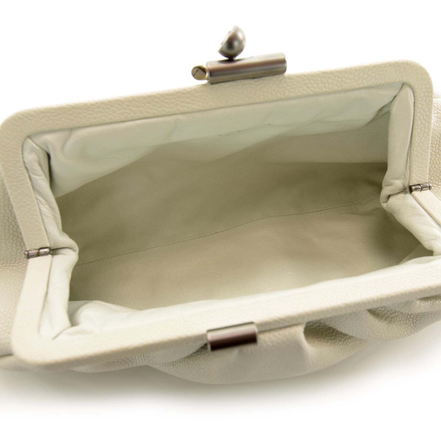 Chanel Caviar Pleated Clutch 5 of 7