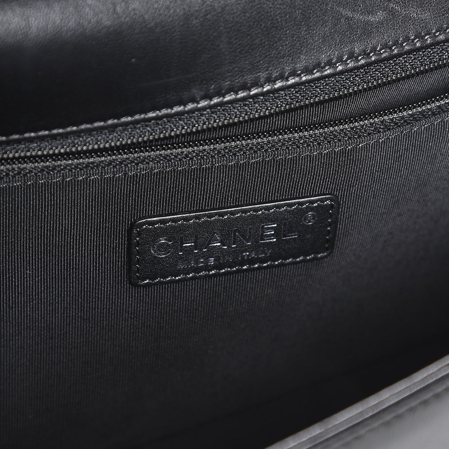 Lambskin Quilted New Medium Boy Flap Black