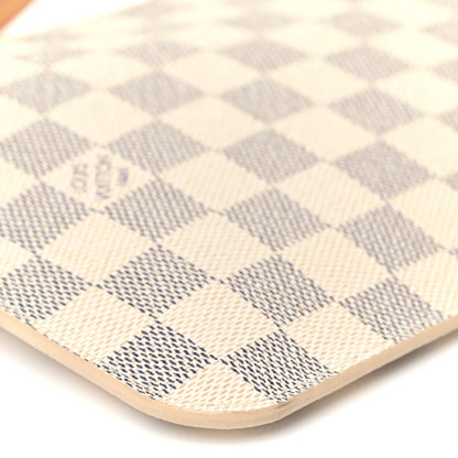 Louis Vuitton Damier Azur Neverfull MM GM Pochette 5 of 10